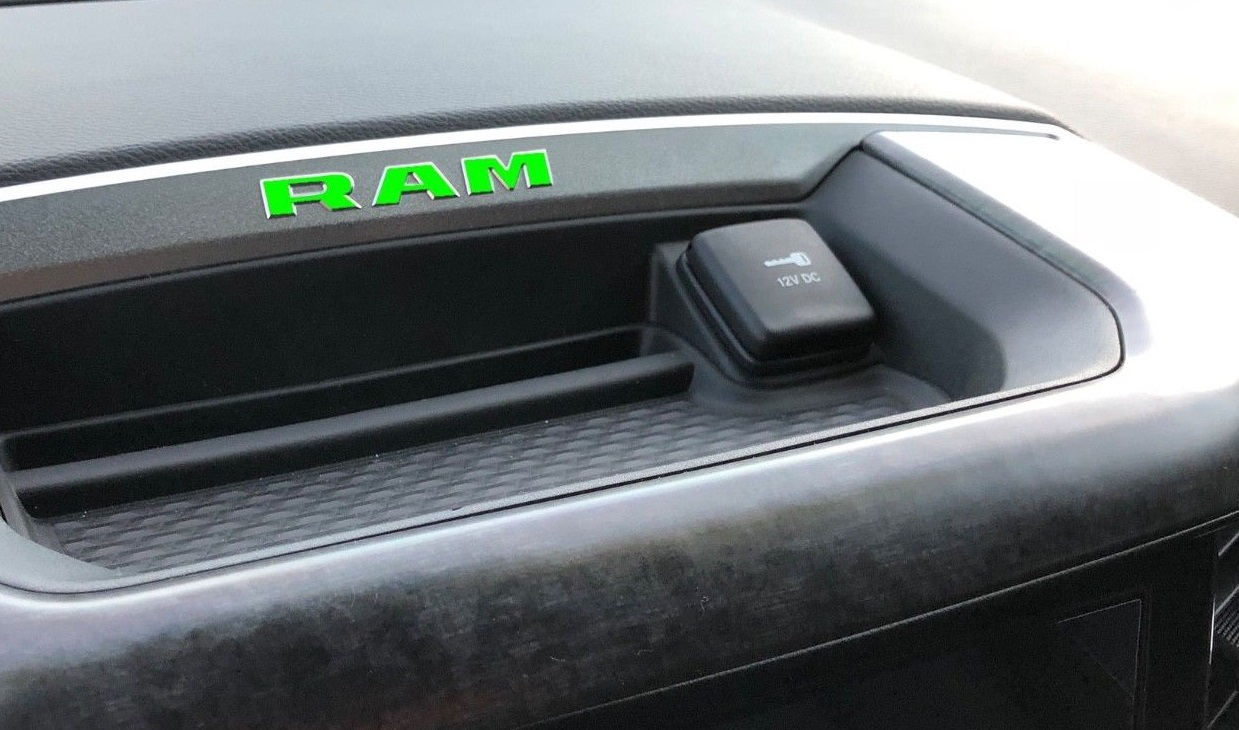 "RAM" Dash Decal Overlay Kit 2019 Ram Truck - Click Image to Close